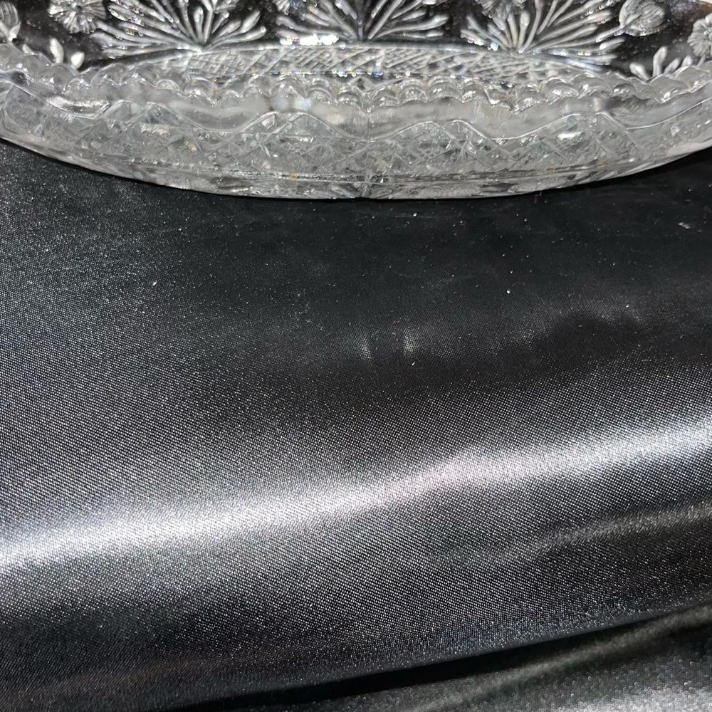 Vintage Indiana Glass Company/ EAPG Horsemint Clear Glass Oval Pickle Bowl. EUC - Picture 6 of 13